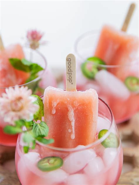 A Spicy Watermelon Margarita Poptail Beijos Events Watermelon