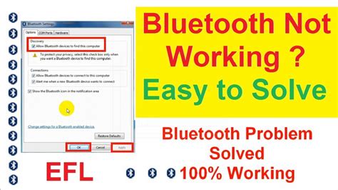 It might stop working due to a recent update or due to conflict in radio waves. How to Fix Bluetooth problems of Windows 7/8/10 ...