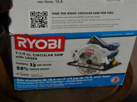 Ryobi Csb134l 13 Amp 7 14 Circular Saw Wlaser Guide Ebay
