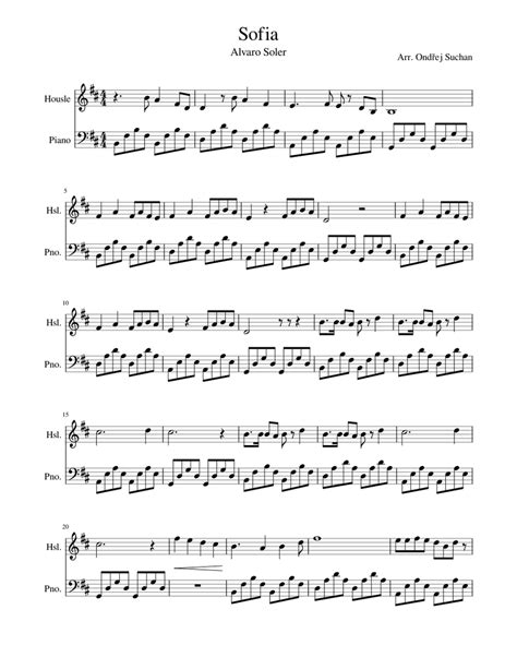 Go and give them some love! Sofia Sheet music for Piano, Violin (Solo) | Musescore.com