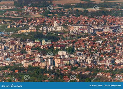 Panorama Of Loznica Seen From The Mountain Gucevo City Of Loznica In