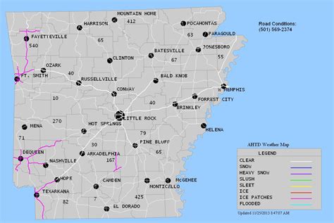 Latest Information On Arkansas Road Conditions Kuar