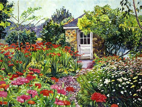 Giverny Gardeners House Painting By David Lloyd Glover Fine Art America
