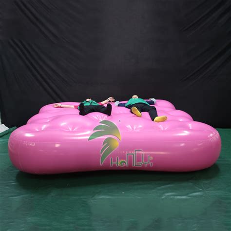 Hot Sale Very Soft Giant Inflatable Pink Bed Inflatable Bouncy Laying Pvc Mattress Buy