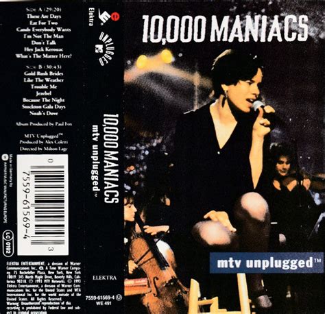 10 000 Maniacs MTV Unplugged 1993 Cassette Discogs