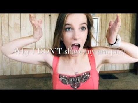 Why I Don T Shave My Armpits Youtube