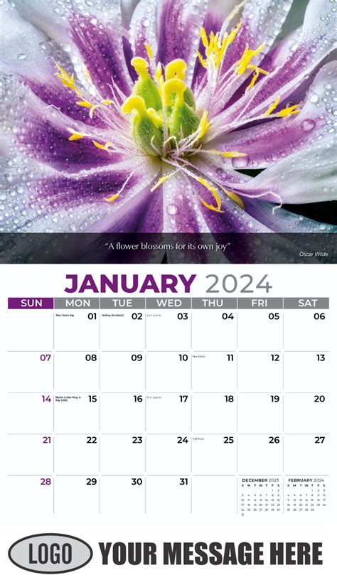 2024 Business Promo Calendars Flowers And Gardens Low As 65¢