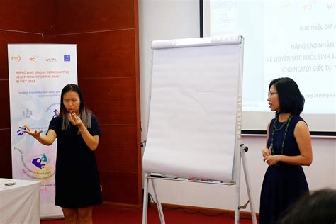 Opening Of Awareness On Sexual And Reproductive Health Rights For The Deaf In Vietnam Training