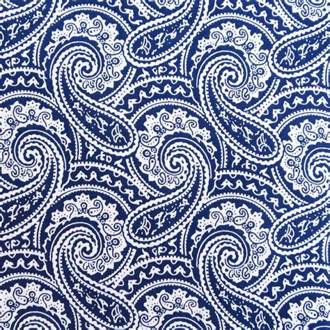 Paisley Print Blue