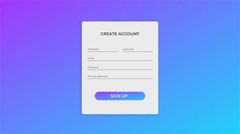 002 How To Create Login Sign Up Form With Html And Css Modern