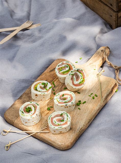 Gef Llte Wraps Mit Schnittlauchfrischk Se Und Lachs Mestemacher De