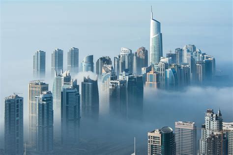 The City In The Clouds Dubai Photographed From The 85th Floor Bored