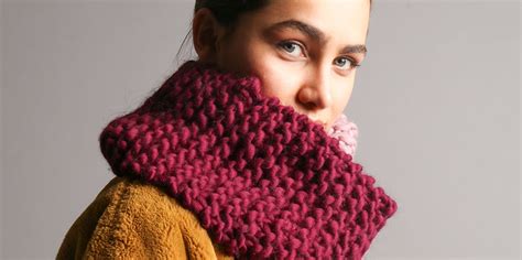 kits de tricot pour faire un snood pour femme facilement marie claire