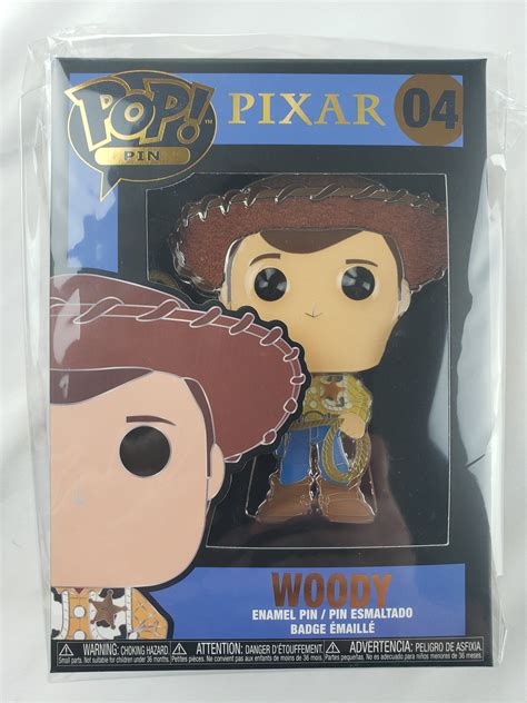 Funko Pop Pin Pixar Toy Story Woody 04 Enamel Pin