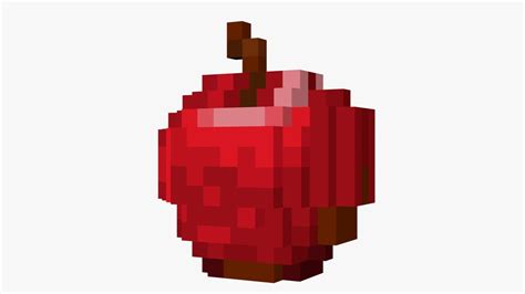 3d Model Minecraft Apple Vr Ar Low Poly Cgtrader