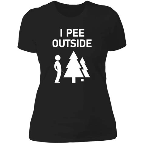 Funny Camping I Pee Outside T Shirt