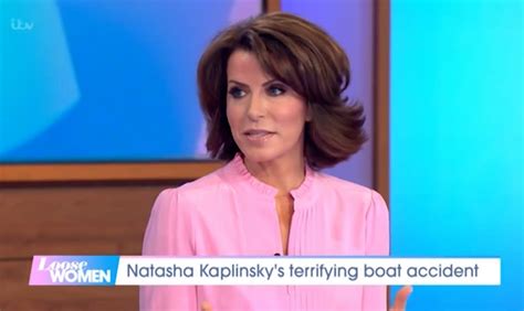 Natasha Kaplinsky Receiving Therapy Used For War Veterans After Boat Accident Left Her Scarred