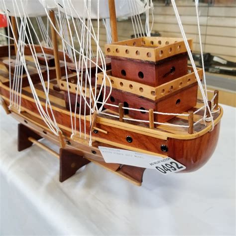 Wooden Pirate Ship Model