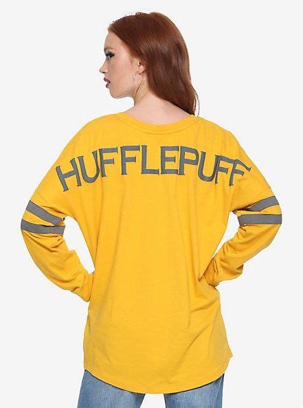 Harry Potter Hufflepuff Hype Jersey Boxlunch Exclusiveharry Potter