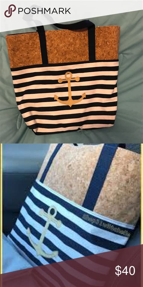 Thirty One Getaway Tote With Anchor Embroidery This Is A Beautiful East