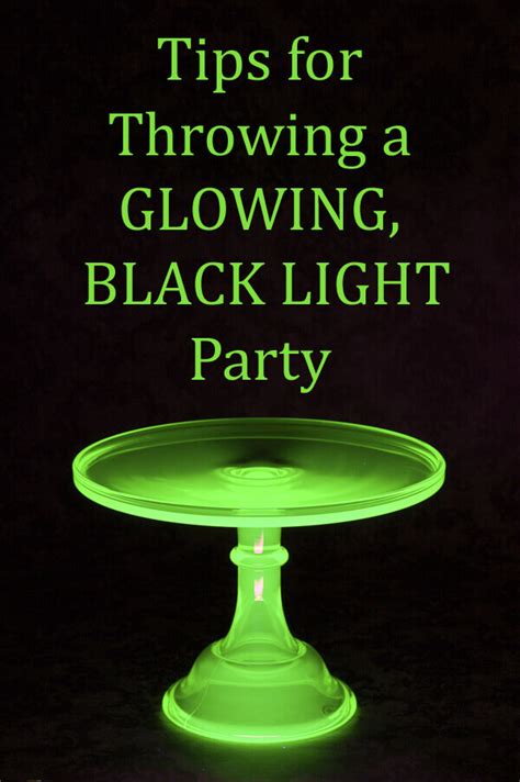 Tips And Ideas For Throwing A Black Light Party