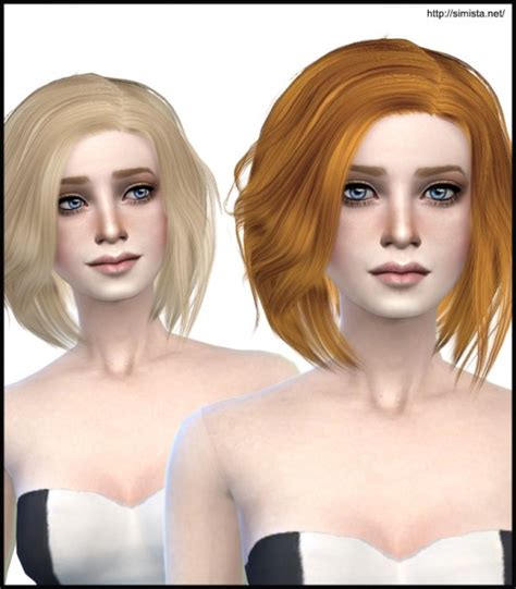 Simista Stealthic Vapor Hairstyle Retextured ~ Sims 4 Hairs