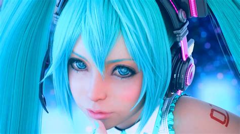 Vocaloid Hatsune Miku Manga Headphones Girl Anime Face Pink Blue Coolwallpapersme