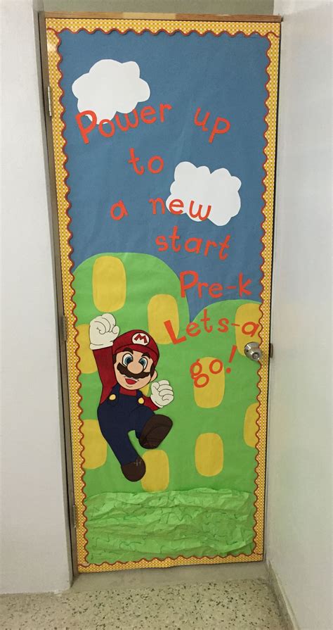 Mario Door Sign Banner Decoration For Outdoor Wario Hanging Porch Signs