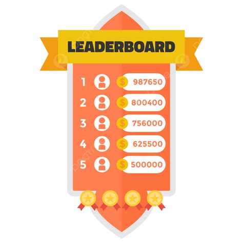 Game Leaderboard Ranking Vector Design Images Cool Leaderboard Game