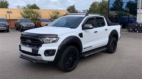 White Ford Ranger Wildtrak Custom Accessories Walkaround At 4x4AT.com