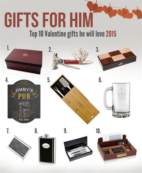 Get his heart racing with stylish threads, gourmet food, gadgets. Top Gifts for Him of 2015 http://www.memorablegifts.com ...