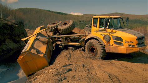 Truck Turnover at Scribner Creek | Gold Rush - YouTube