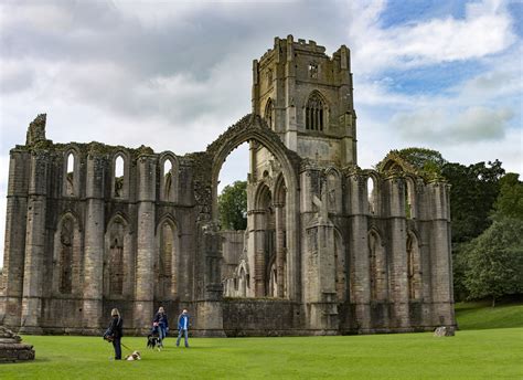 Fountains Abbey Panorama Free Stock Photo Public Domain Pictures