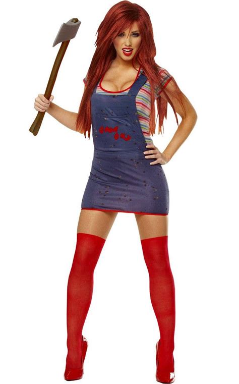 Sexy Seed Of Chucky Halloween Costume Womens Chucky Doll Costume