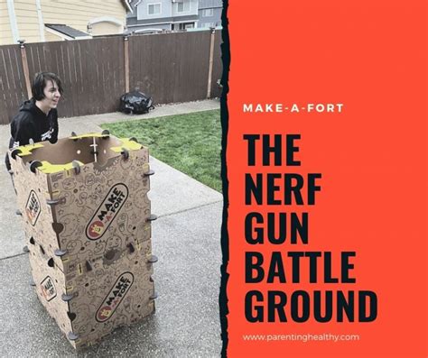 Create A Nerf Gun Battle Ground With Make A Fort Kits