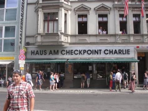 Rainer hildebrandt intended to show his discontent with the building of the wall by opening the. A bit of the wall outside the Checkpoint Charlie Museum ...