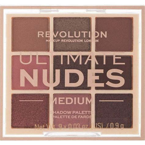 Revolution Beauty Ultimate Nudes Παλέτα Σκιών Ματιών Medium 81gr