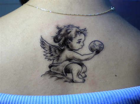 31 Superb Baby Angel Tattoos And Designs