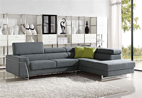 Justine Modern Fabric Sectional Sofa Set Fabric Sectional Sofas