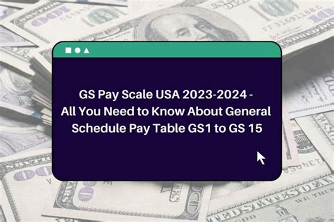 Gs Pay Scale Usa 2023 2024 All You Need To Know About General