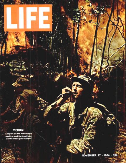 Life Magazine Copyright 1964 Vietnam Americans Fighting Mad Men Art