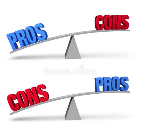 Pros And Cons Set Stock Illustration Image 48139376