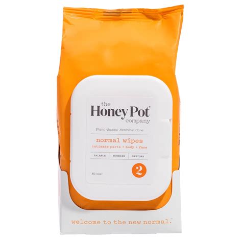 The Honey Pot Company Normal Intimate Daily Wipes Beauty Bar And Supply