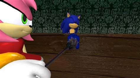 Amy Tickling Sonic With Duster 2 Request By