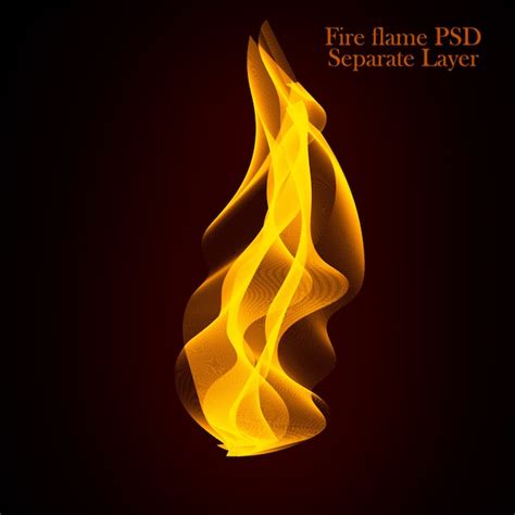 Premium Psd Fire Flames Isolated
