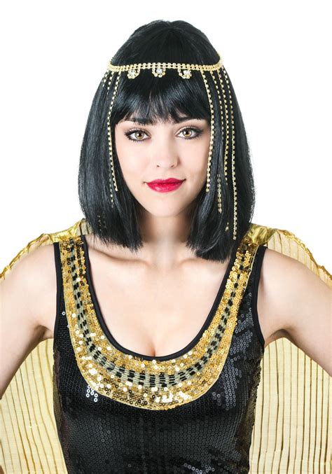 Womens Deluxe Cleopatra Wig Historical Accessories