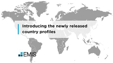 Tutorial Introducing The Newly Released Country Profiles Youtube