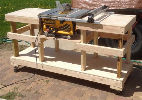 7 Diy Table Saw Stations For A Small Workshop Saws On Skates®