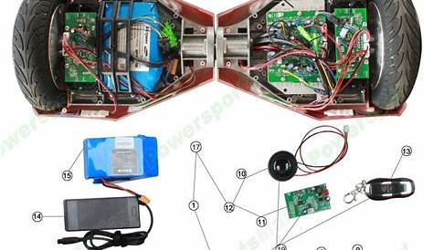 6.5'' Hoverboard Electric Hoverboard Parts - Hoverboard Wiring Diagram