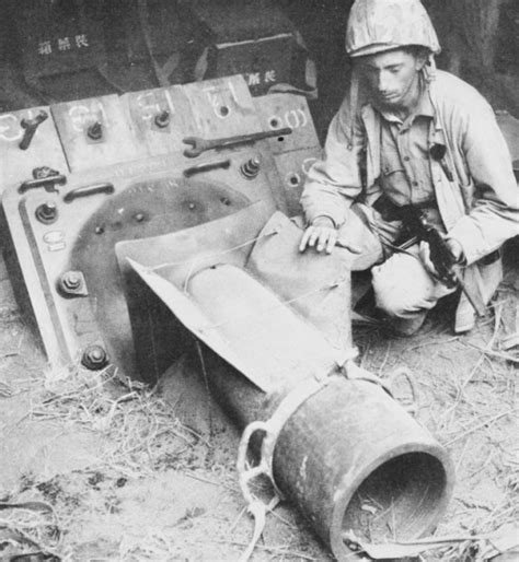 The Type 98 Ghost Rocket Mortarthe 320 Mm Type 98 Mortar Was A Large